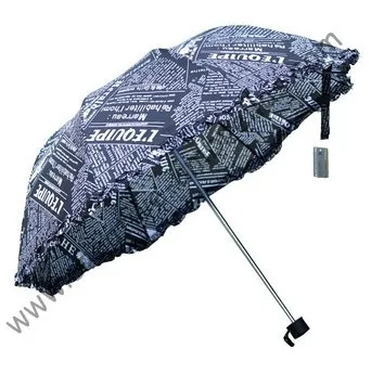 Three fold umbrellas,hand open,parasol,sunshade,supermini,arced umbrellas,lacing,English newspaper design,UV protecting
Three fold umbrellas,hand open,parasol,sunshade,supermini,arced umbrellas,lacing,English newspaper design,UV protecting