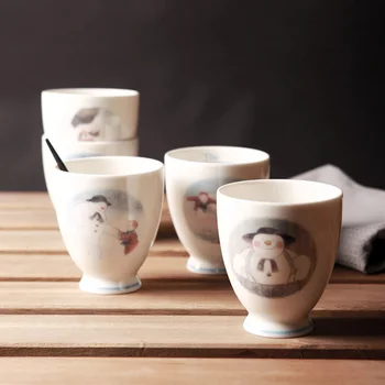 High Quality Small Ceramic Mugs 5 PCS Breakfast Milk Mug Cute Snowman Printed Tea Cups Made In Japan Coffee Cup Wholesale 220ML
High Quality Small Ceramic Mugs 5 PCS Breakfast Milk Mug Cute Snowman Printed Tea Cups Made In Japan Coffee Cup Wholesale 220ML