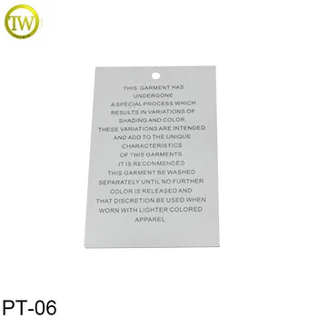 PT06 china custom printing paper hang tags, hang tag string, clothing hang tag 
PT06 china custom printing paper hang tags, hang tag string, clothing hang tag