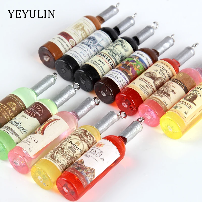 12*52mm Mixed Color Simulation Plastic Wine Bottle Charms Pendants For Women Girls DIY Jewelry Making 12pcs Wholesale
12*52mm Mixed Color Simulation Plastic Wine Bottle Charms Pendants For Women Girls DIY Jewelry Making 12pcs Wholesale