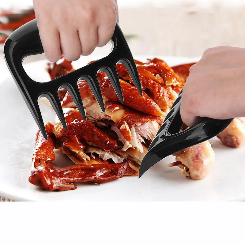 2PCS/LOT Meat Divider Tools Bear Claws Barbecue Fork Multi-function Tongs Pull Meat Shred Pork Clamp Roasting Fork Black BBQ Set
2PCS/LOT Meat Divider Tools Bear Claws Barbecue Fork Multi-function Tongs Pull Meat Shred Pork Clamp Roasting Fork Black BBQ Set