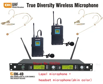 High Quality okmic OK-4D/1B H3 Professional UHF/PLL true diversity wireless microphone system Lapel dual Headset mic transmitter
High Quality okmic OK-4D/1B H3 Professional UHF/PLL true diversity wireless microphone system Lapel dual Headset mic transmitter