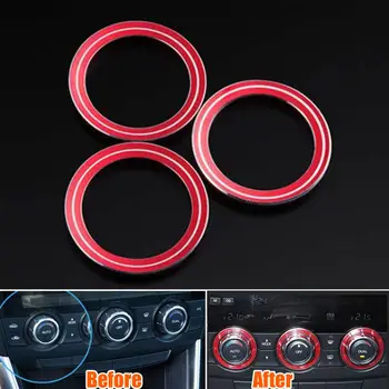 Centre Console Interior Auto AC Control Switch Knob Cover Trim Sticker 3Pcs Red Alloy Fit For Mazda 6 Atenza CX-5 Car Styling
Centre Console Interior Auto AC Control Switch Knob Cover Trim Sticker 3Pcs Red Alloy Fit For Mazda 6 Atenza CX-5 Car Styling