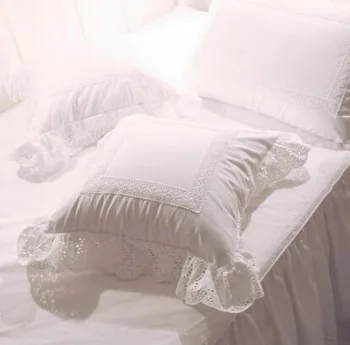 Luxury white lace edge ruffle square cushion case girl,100%cotton,french princess pillow cover for bed seat car chair decorative
Luxury white lace edge ruffle square cushion case girl,100%cotton,french princess pillow cover for bed seat car chair decorative
