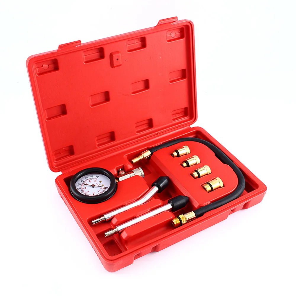 Local delivery Air Pressure Gaug Petrol Engine Compression Tester Car Motorcycle Garage Tools+Case Pressure measuring tool
Local delivery Air Pressure Gaug Petrol Engine Compression Tester Car Motorcycle Garage Tools+Case Pressure measuring tool