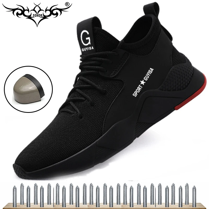 Hot Brand Steel Toe Work Safety Shoes Men Ms Lightweight Sneakers Non-slip Anti-smashing Mesh Casual Shoes plus size 35-48 2019
Hot Brand Steel Toe Work Safety Shoes Men Ms Lightweight Sneakers Non-slip Anti-smashing Mesh Casual Shoes plus size 35-48 2019