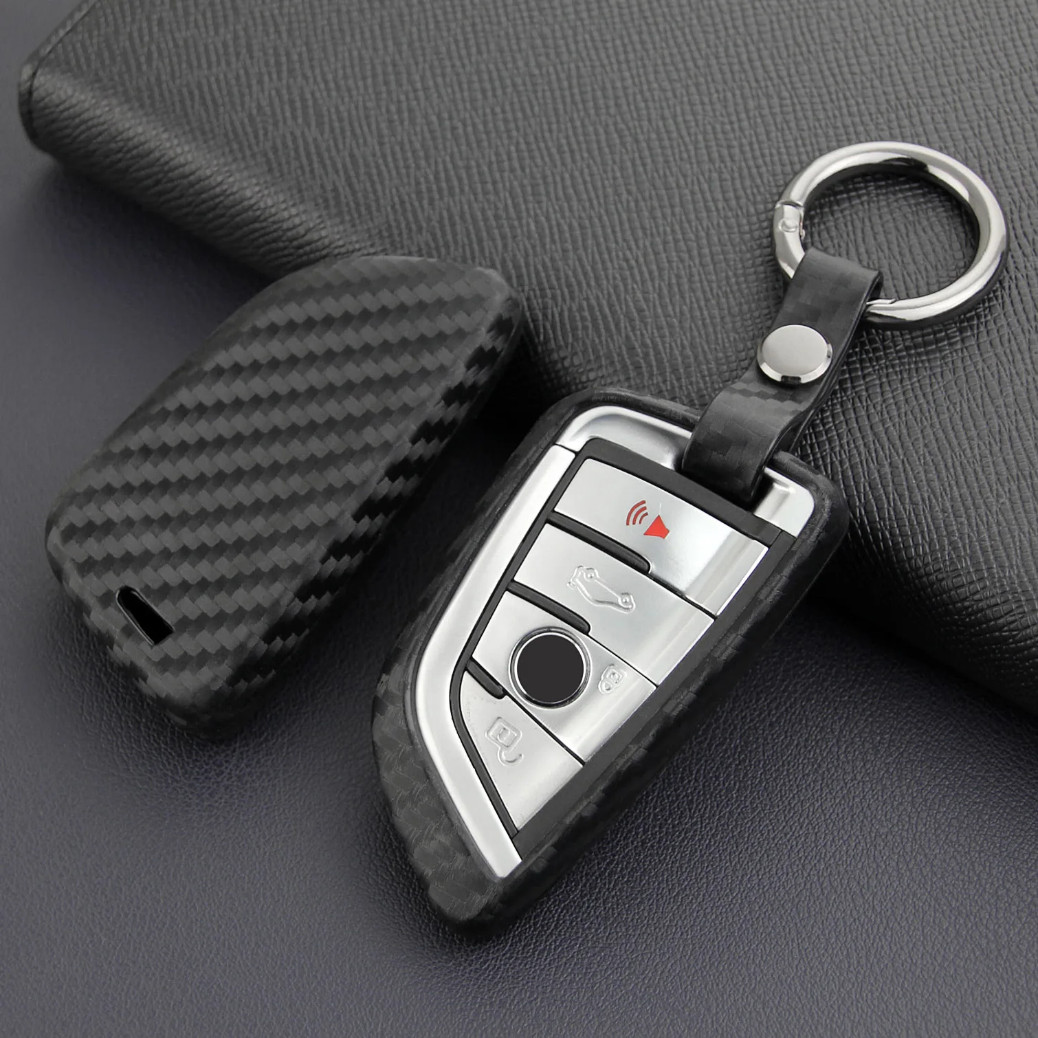 Carbon Fiber Look For BMW 5 6 7 Series GT M5 X1 X3 X5 X6 F45 G30 G32 G11 F90 F48 G01 F15 F16 Car Key Case Cover Fob Accessories
Carbon Fiber Look For BMW 5 6 7 Series GT M5 X1 X3 X5 X6 F45 G30 G32 G11 F90 F48 G01 F15 F16 Car Key Case Cover Fob Accessories