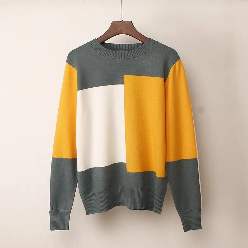 New Multicolor Autumn Winter Women Sweater O-Neck Knitted Jumper Top Loose Casual Warm Femme Sweater
New Multicolor Autumn Winter Women Sweater O-Neck Knitted Jumper Top Loose Casual Warm Femme Sweater