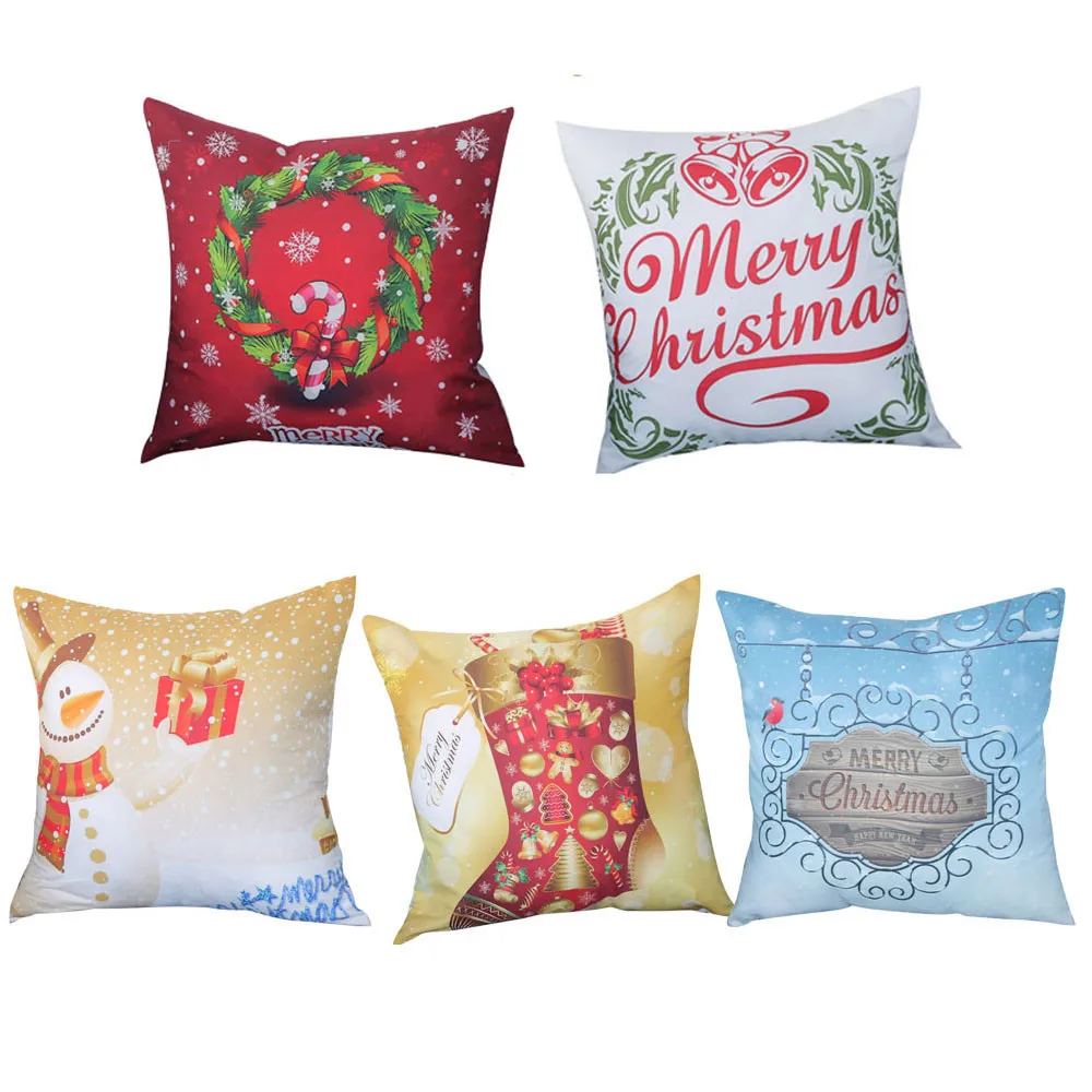 Merry Christmas Print Cushion Cover Case Xmas Decorative Pillowcase Linen Cotton Sofa Pillow Cushion Cover Home Decor
Merry Christmas Print Cushion Cover Case Xmas Decorative Pillowcase Linen Cotton Sofa Pillow Cushion Cover Home Decor