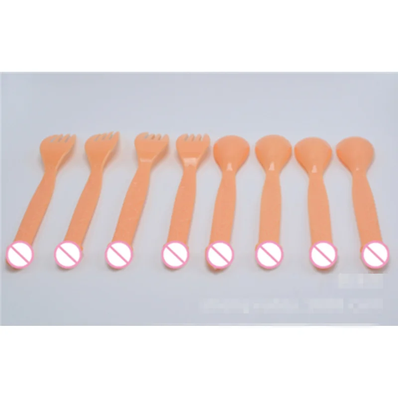 8pcs Disposable tableware set, hen spoon knife and fork holiday singles party bar, KTV fun tableware
8pcs Disposable tableware set, hen spoon knife and fork holiday singles party bar, KTV fun tableware