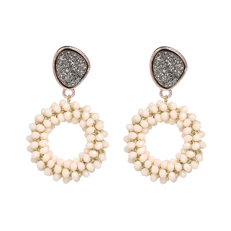 New Oorbellen 6 Colors Good Quality Fashion Round Hand Made Crystal Beads Earring Statement Crystal Drop Earrings For Women
New Oorbellen 6 Colors Good Quality Fashion Round Hand Made Crystal Beads Earring Statement Crystal Drop Earrings For Women