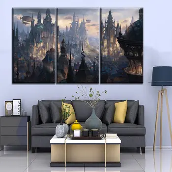 Wall Art Canvas Print Painting Home Decor 3 Pieces Steampunk Fantasy City Pictures Modular Magical Swamp Creatures Castle Poster
Wall Art Canvas Print Painting Home Decor 3 Pieces Steampunk Fantasy City Pictures Modular Magical Swamp Creatures Castle Poster
