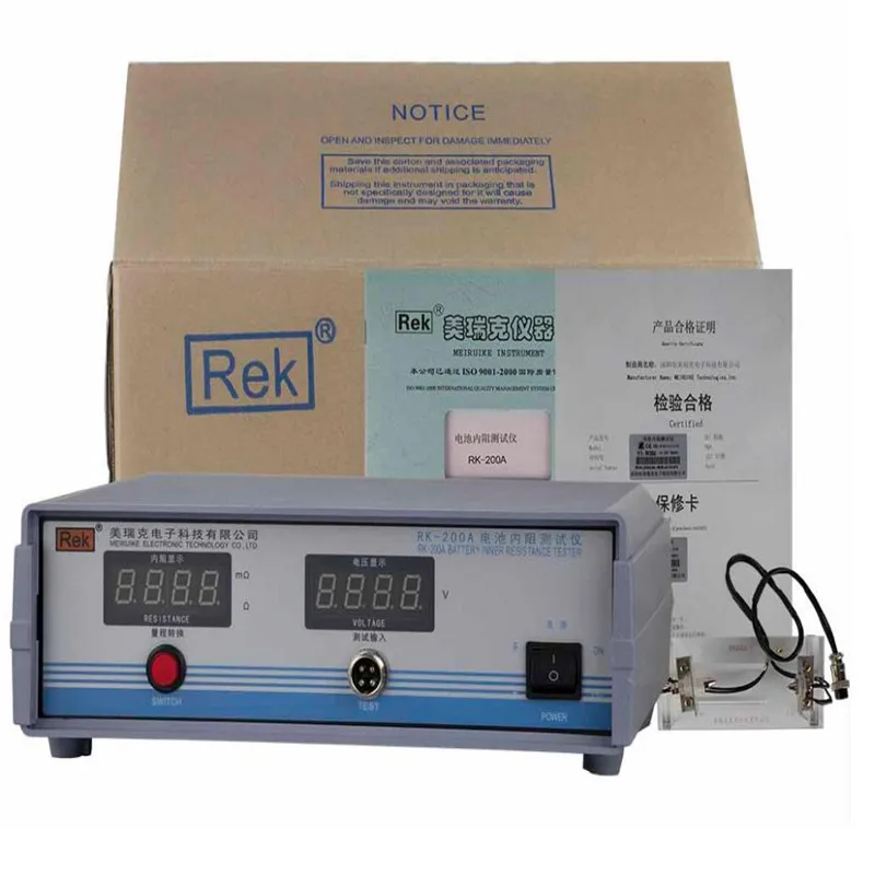 Battery Inner Resistance Tester RK200A Withstand voltage tester Pressure Hipot tester Resistance testing 0-19.99v
Battery Inner Resistance Tester RK200A Withstand voltage tester Pressure Hipot tester Resistance testing 0-19.99v