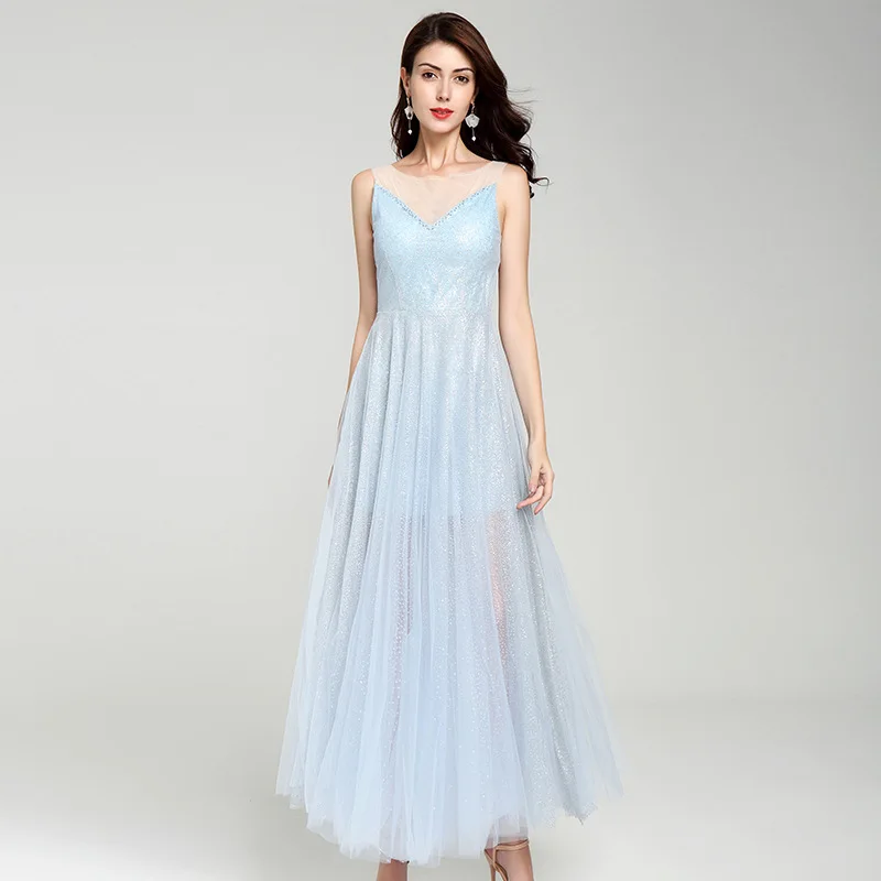 New 2019 evening gown v neck cultivate morality nail bead sequins condole belt connect dress
New 2019 evening gown v neck cultivate morality nail bead sequins condole belt connect dress