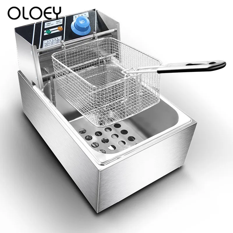 2000w Commercial Electric Deep Fryer Fryer Smoke Free Electric Deep Fryer Thick Stainless Steel Fryer
2000w Commercial Electric Deep Fryer Fryer Smoke Free Electric Deep Fryer Thick Stainless Steel Fryer