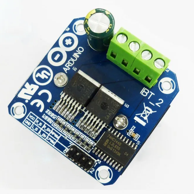 6V-27V High Power Smart Car H-Bridge Motor Driver Module BTS7960 43A Semiconductor Refrigeration Driven Current Control
6V-27V High Power Smart Car H-Bridge Motor Driver Module BTS7960 43A Semiconductor Refrigeration Driven Current Control