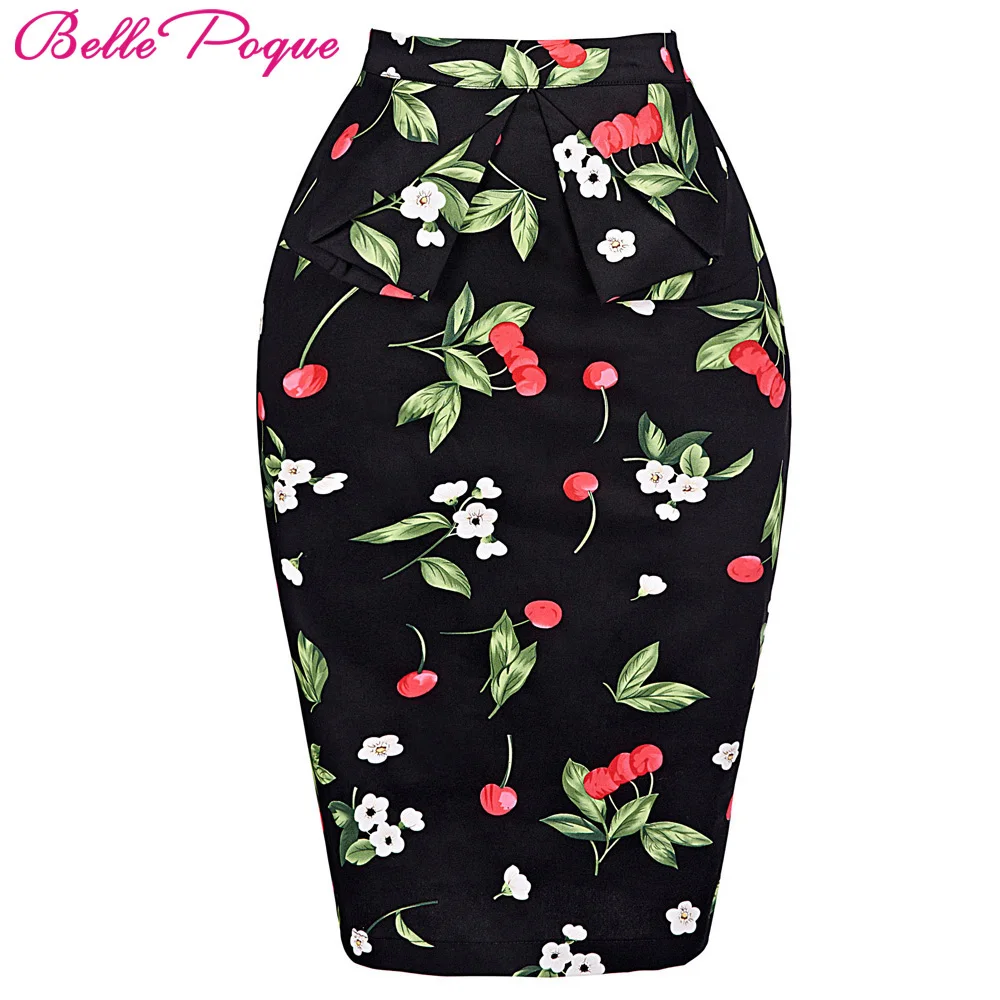 Belle Poque Summer Skirts Womens Pencil jupe courte Woman Short Cotton Sexy Bodycon Women 50s Vintage Floral Print Office Skirt
Belle Poque Summer Skirts Womens Pencil jupe courte Woman Short Cotton Sexy Bodycon Women 50s Vintage Floral Print Office Skirt
