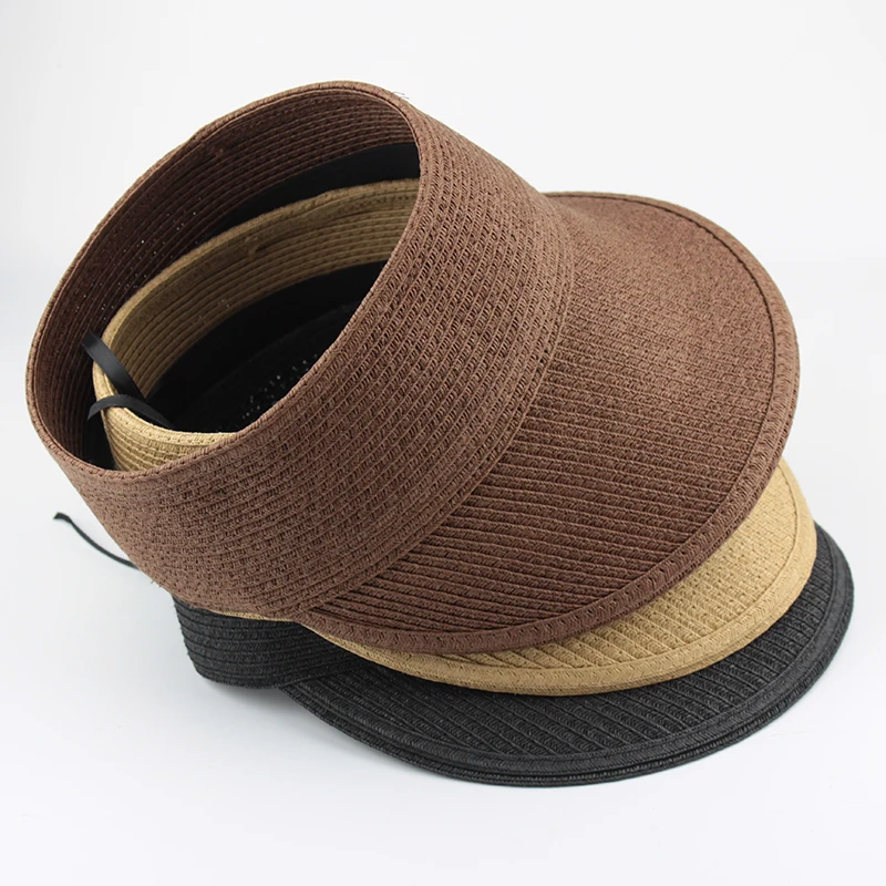 2016 Spring Summer New Big Wide Brim Straw Sun Visors hat Women/Gilr Fashion Beach Empty Top Caps 5 Solid Colors
2016 Spring Summer New Big Wide Brim Straw Sun Visors hat Women/Gilr Fashion Beach Empty Top Caps 5 Solid Colors