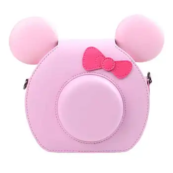 Pink PU Leather Camera Bag Case For Fujifilm Instax TsumTsum Polaroid Camera Protective Shoulder Bag Pouch
Pink PU Leather Camera Bag Case For Fujifilm Instax TsumTsum Polaroid Camera Protective Shoulder Bag Pouch