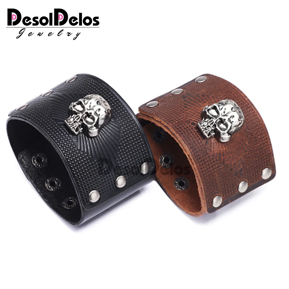 Vintage Punk Big Wide Genuine Leather Braid Wrap Bracelet Skull Bangle Wristband Cuff Snap Clasps for Male Men Jewelry Gifts
Vintage Punk Big Wide Genuine Leather Braid Wrap Bracelet Skull Bangle Wristband Cuff Snap Clasps for Male Men Jewelry Gifts