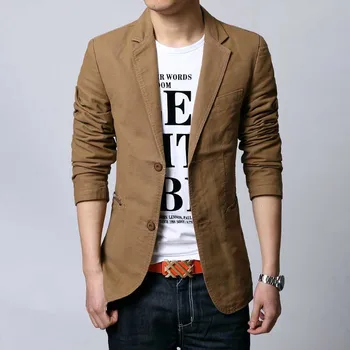 Spring Autumn Mens Suits Blazer Jackets Casual Slim Male Korean Suits Denim Blazer Cotton Male Clothes Plus Size 6XL
Spring Autumn Mens Suits Blazer Jackets Casual Slim Male Korean Suits Denim Blazer Cotton Male Clothes Plus Size 6XL