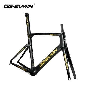 OG-EVKIN CF-017 Road Bike Frame Carbon Bicycle Frame UD Glossy BB386 48/50/52/54cm Di2&Mechanical Carbon Frame Racing Carbon
OG-EVKIN CF-017 Road Bike Frame Carbon Bicycle Frame UD Glossy BB386 48/50/52/54cm Di2&Mechanical Carbon Frame Racing Carbon