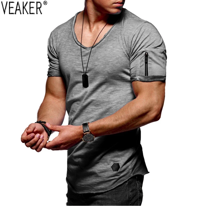 2019 New Men's Hip Hip T shirt Fitness Bodybulding T shirts High Street Summer Short Sleeve Zipper t-shirts tops Plus Size 4XL
2019 New Men's Hip Hip T shirt Fitness Bodybulding T shirts High Street Summer Short Sleeve Zipper t-shirts tops Plus Size 4XL