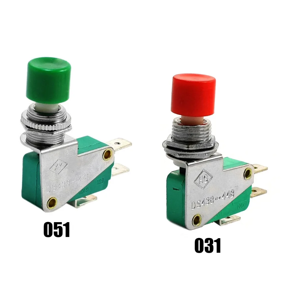 1 PC New AC 125V/250V 16A SPDT NO NC Momentary Red Cap Push Button Micro Switch DS438 SA175 P50
1 PC New AC 125V/250V 16A SPDT NO NC Momentary Red Cap Push Button Micro Switch DS438 SA175 P50