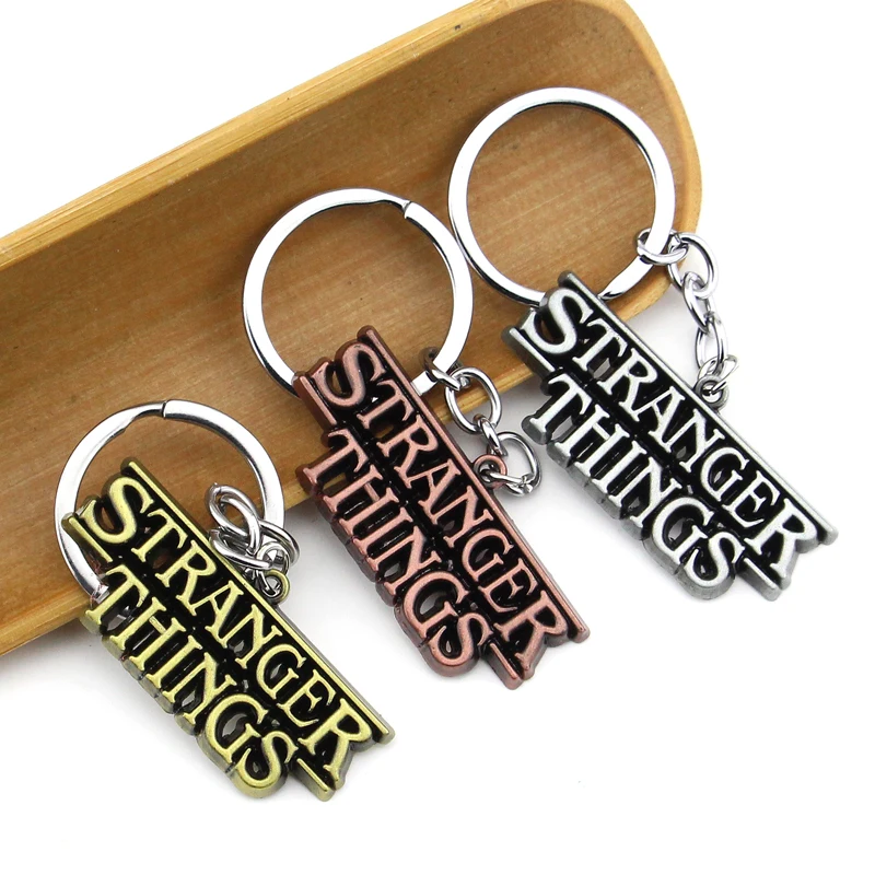 SC Horror TV Series Stranger Things Letter Logo Keychains 3 colors letter pendant Car Key Chain For Men Jewelry Souvenir gift
SC Horror TV Series Stranger Things Letter Logo Keychains 3 colors letter pendant Car Key Chain For Men Jewelry Souvenir gift