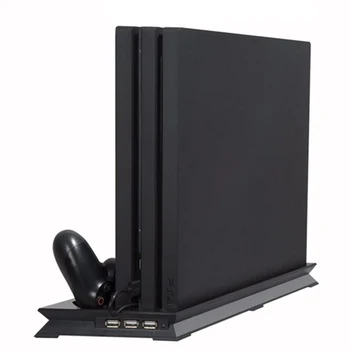 PS4 Pro Vertical Cooling Stand with 2 Controller Charging Dock Station for Sony Playstation 4 PS 4 Pro Console and Controller
PS4 Pro Vertical Cooling Stand with 2 Controller Charging Dock Station for Sony Playstation 4 PS 4 Pro Console and Controller