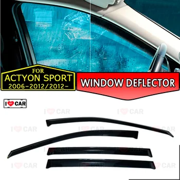 Window deflectors for Ssang Yong Actyon Sport 2006- / 2012 car window deflector wind guard vent sun rain visor cover car styling
Window deflectors for Ssang Yong Actyon Sport 2006- / 2012 car window deflector wind guard vent sun rain visor cover car styling
