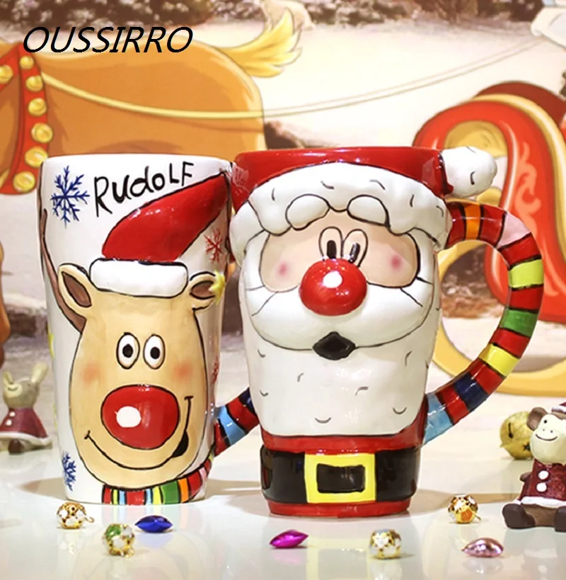 Creative Christmas Serial Ceramic Mug Coloured Drawing Hand Painted With Lid Spoon Coffee Cup Nice Gifts Mass Volume Drinkware
Creative Christmas Serial Ceramic Mug Coloured Drawing Hand Painted With Lid Spoon Coffee Cup Nice Gifts Mass Volume Drinkware