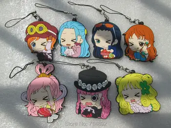 70 pcs/lot One Piece Anime Nami Robin Makino Nojiko Tashigi girl styles phone strap original PVC pendants free shipping
70 pcs/lot One Piece Anime Nami Robin Makino Nojiko Tashigi girl styles phone strap original PVC pendants free shipping