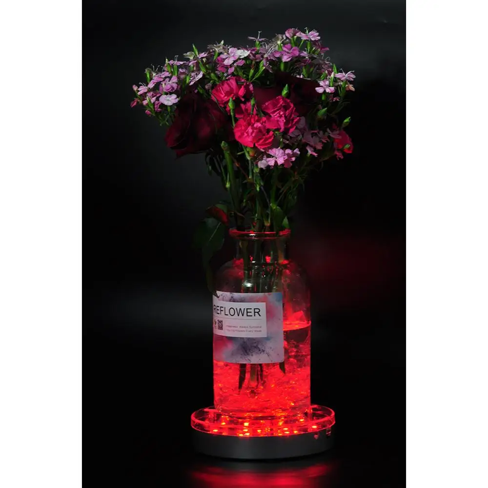 Сменяющая цвет RGB 6-дюймовая светодиодная оссветильник ная база с 19 супер яркими светодиодами SMD5050 для домашсветильник вазы
Сменяющая цвет RGB 6-дюймовая светодиодная оссветильник ная база с 19 супер яркими светодиодами SMD5050 для домашсветильник вазы
