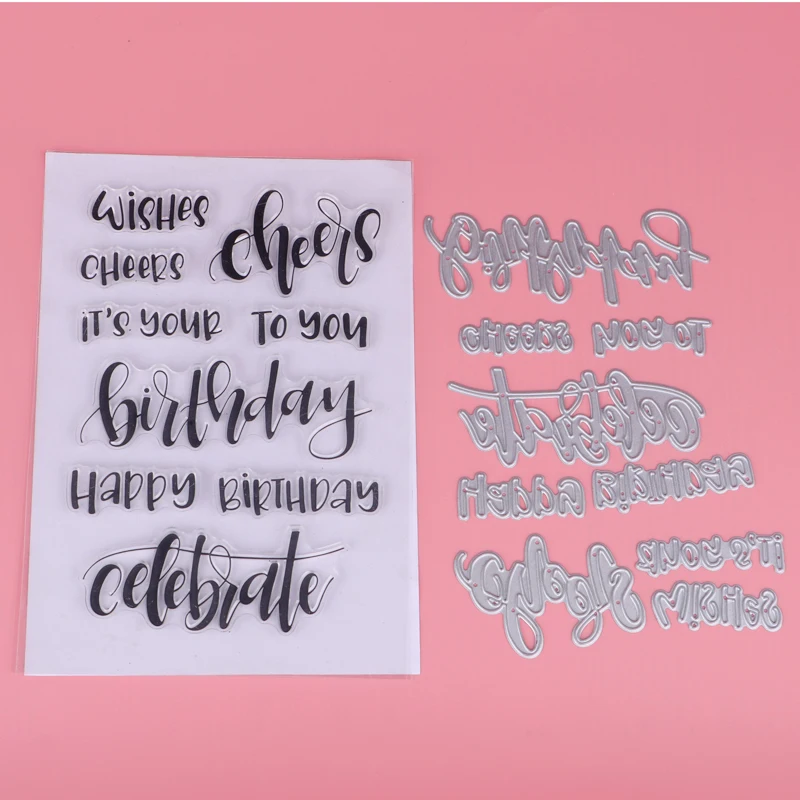 Happy birthday/Letters Metal Cutting Dies Thank Craft Metal letter Dies for DIY Scrapbooking Birthday party Card making
Happy birthday/Letters Metal Cutting Dies Thank Craft Metal letter Dies for DIY Scrapbooking Birthday party Card making