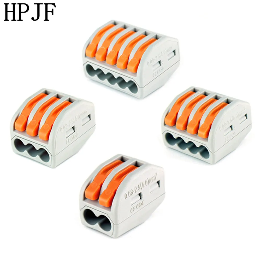 PCT-212/213/214/215 Universal Building Wire Compact Wire Wiring Connector 2/3/4/5 Pin Conductor Terminal Block Lever 0.08-2.5mm
PCT-212/213/214/215 Universal Building Wire Compact Wire Wiring Connector 2/3/4/5 Pin Conductor Terminal Block Lever 0.08-2.5mm
