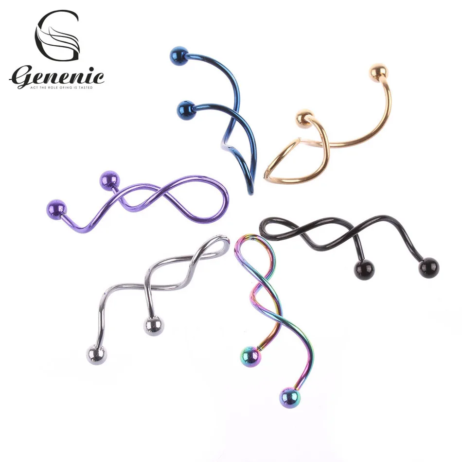 1 Pieces Twist Spiral Ear Industrial Piercing Barbells Belly Button Ring Navel Piercing Umbilical Ring Navel Ring Nice Gift
1 Pieces Twist Spiral Ear Industrial Piercing Barbells Belly Button Ring Navel Piercing Umbilical Ring Navel Ring Nice Gift