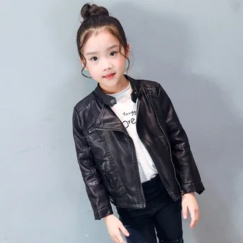 Brand Children PU Leather Jacket Baby Girls Autumn Leather Coat Girls Spring Jacket Children Solid Casual Outerwear 3-7 Years
Brand Children PU Leather Jacket Baby Girls Autumn Leather Coat Girls Spring Jacket Children Solid Casual Outerwear 3-7 Years