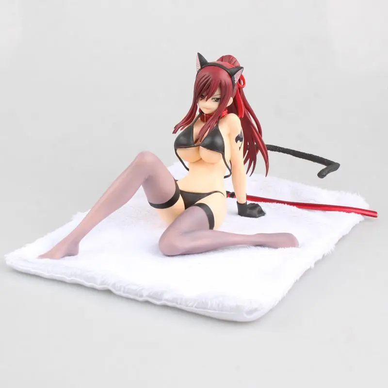 Japanese Anime Fairy Tail Black Cat Elza Scarlet Kimono Sitting Swimsuit Pvc Action Figure Collectible Model Toy Christmas Gifts
Japanese Anime Fairy Tail Black Cat Elza Scarlet Kimono Sitting Swimsuit Pvc Action Figure Collectible Model Toy Christmas Gifts