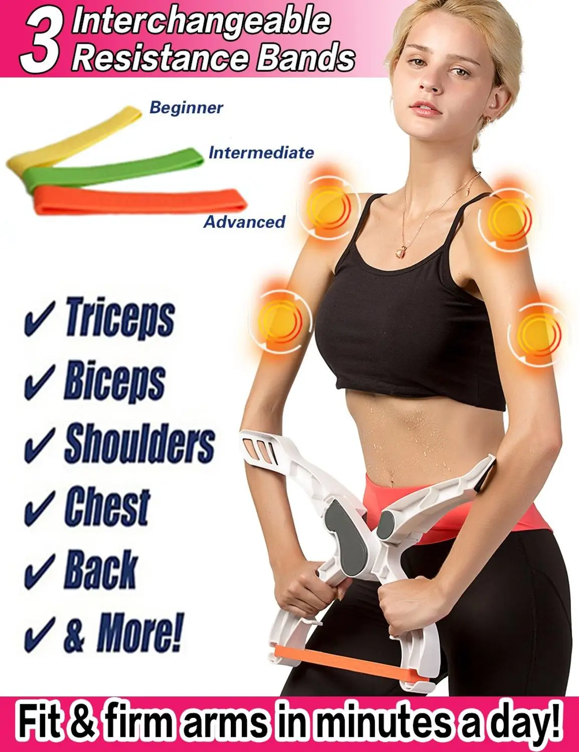 Arm Workout Machine System Excerise With 3 System Resistance Training Bands Fitness Equipment For Women Tones Strengthens Arms
Arm Workout Machine System Excerise With 3 System Resistance Training Bands Fitness Equipment For Women Tones Strengthens Arms