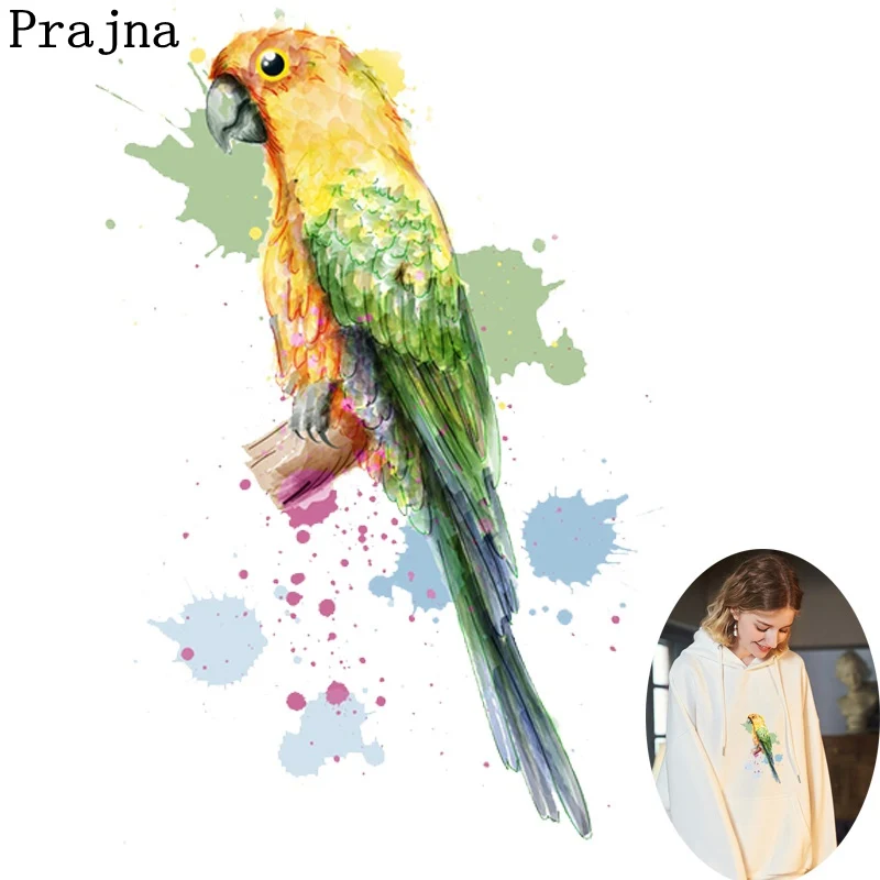 Prajna Bird Parrot Hot Iron Animal Transfer Heat Transfer Cute Animal Bird Printed PVC Appliques Fashion Cartoon Decor Patches
Prajna Bird Parrot Hot Iron Animal Transfer Heat Transfer Cute Animal Bird Printed PVC Appliques Fashion Cartoon Decor Patches