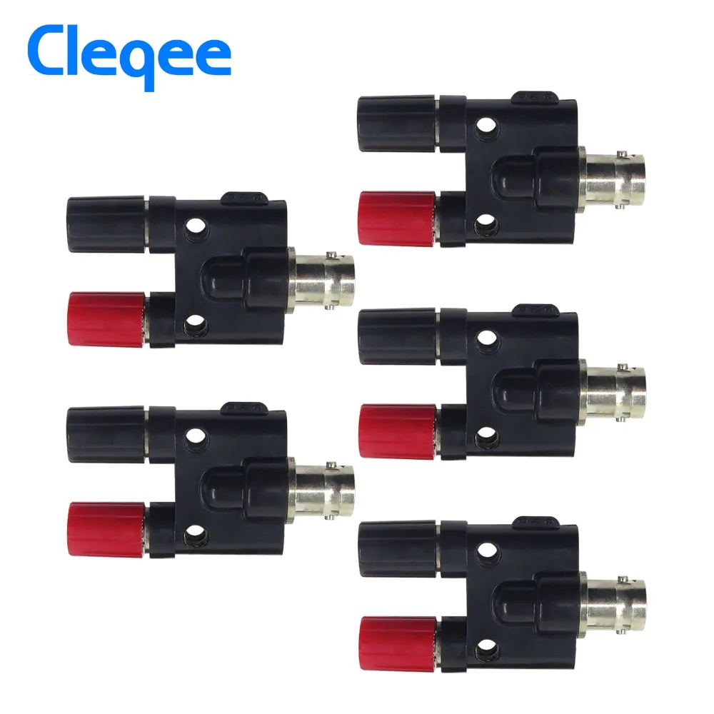 Cleqee P7008 5PCS Q9 BNC Female Jack Plug To Two Dual Banana Jack RF Adapter Connector
Cleqee P7008 5PCS Q9 BNC Female Jack Plug To Two Dual Banana Jack RF Adapter Connector