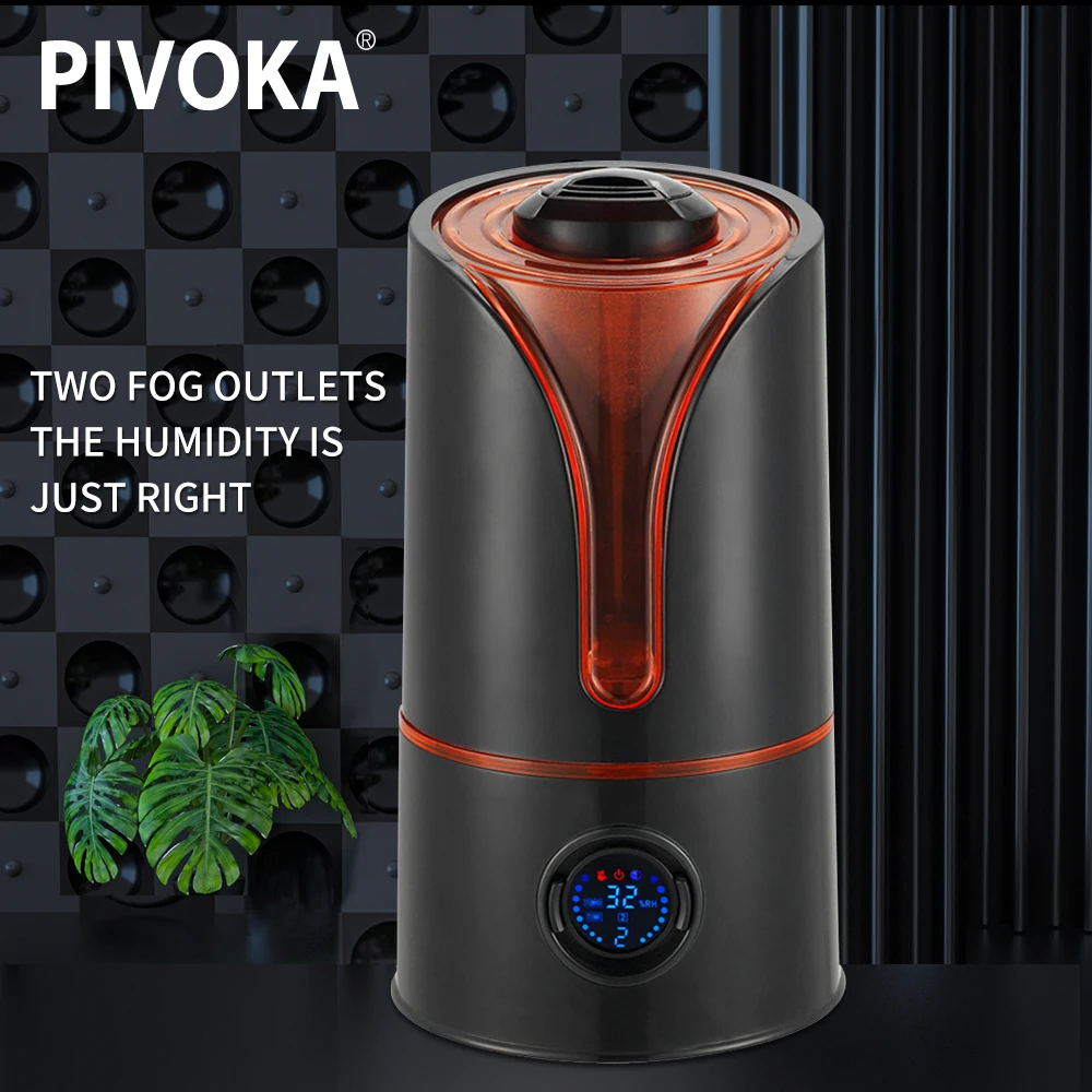 PIVOKA 3.5L Air Ultrasonic Humidifier Two Fog Outlets Strong Fog Essential Oil Diffuser Air Purifying for Office Household
PIVOKA 3.5L Air Ultrasonic Humidifier Two Fog Outlets Strong Fog Essential Oil Diffuser Air Purifying for Office Household