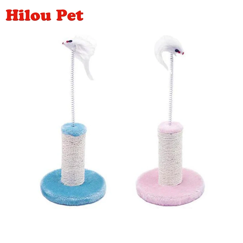 Funny Natural Sisal Scratching Post Toy for Cat Kitten Two Colors High Quality Plush Post With False Mouse
Funny Natural Sisal Scratching Post Toy for Cat Kitten Two Colors High Quality Plush Post With False Mouse