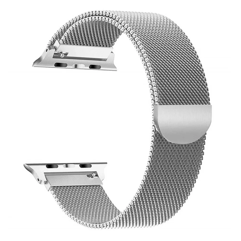 

Milanese Loop strap For Apple Watch band 4 3 42mm 38mm iwatch band 44mm/40mm correa pulseira Stainless Steel bracelet watchband