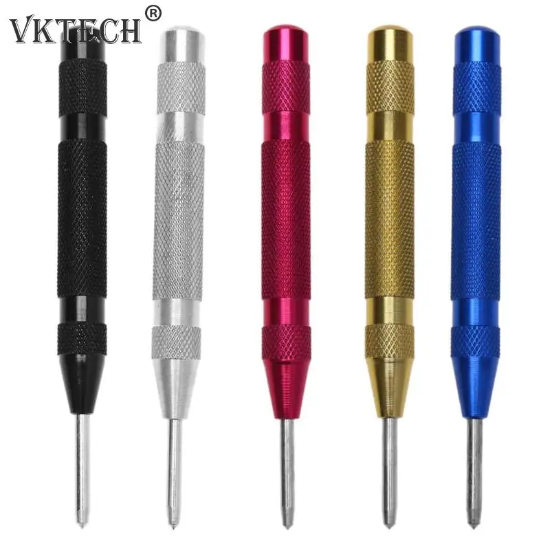 Steel Centre Punch Automatic Spring Loaded Marking Starting Holes Metal Wood Press Dent Marker Hand Tool Leather Tools
Steel Centre Punch Automatic Spring Loaded Marking Starting Holes Metal Wood Press Dent Marker Hand Tool Leather Tools