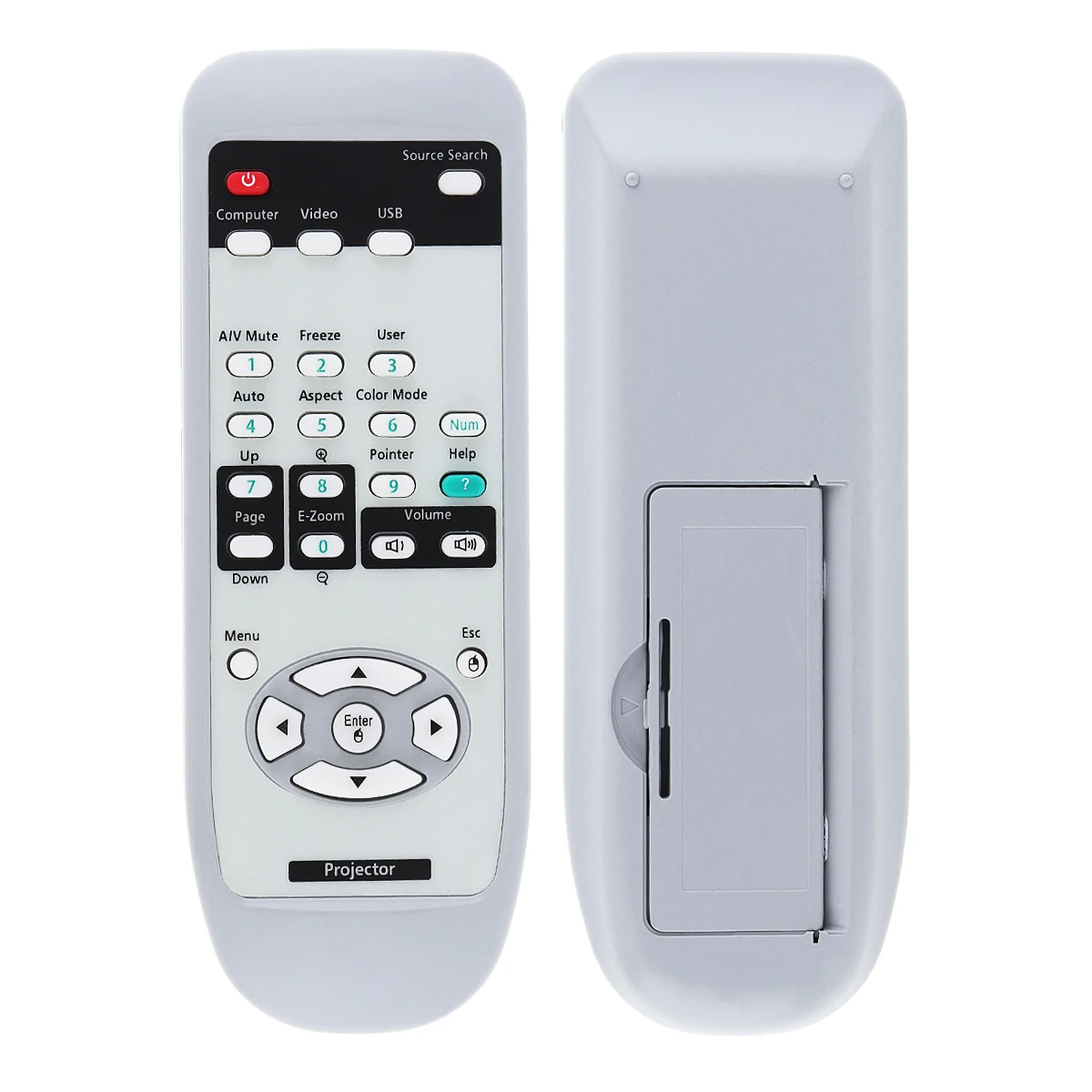 IR Remote Control with Long Control Distance Fit for Epson Projector EMP-S3 EMP-S3 X3 S4 EMP-83 EMP-83H EB-440W EB-450W EB-460
IR Remote Control with Long Control Distance Fit for Epson Projector EMP-S3 EMP-S3 X3 S4 EMP-83 EMP-83H EB-440W EB-450W EB-460