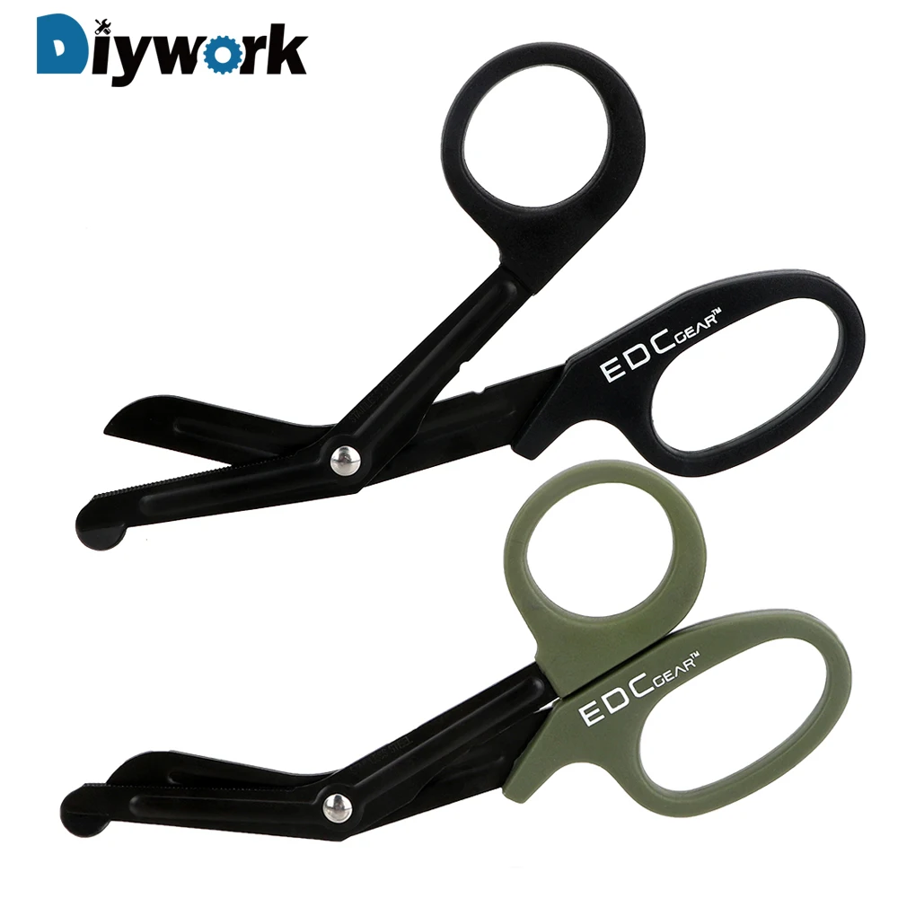 DIYWORK EMT EDC Scissors Gear Tactical Rescue Scissor Trauma Gauze Emergency First Aid Shear For Outdoor Paramedic Bandage
DIYWORK EMT EDC Scissors Gear Tactical Rescue Scissor Trauma Gauze Emergency First Aid Shear For Outdoor Paramedic Bandage