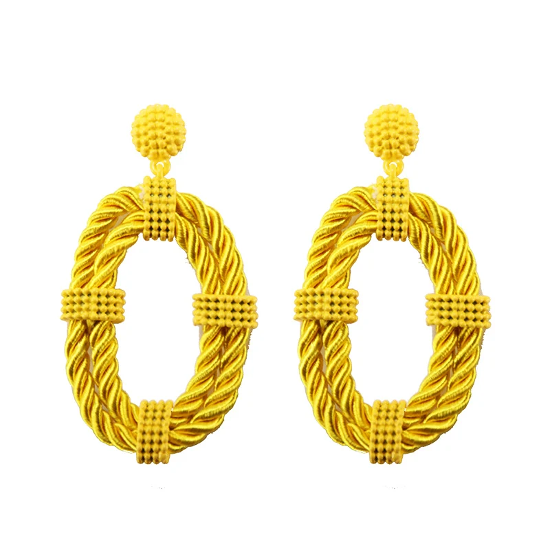 Dream-it-possible hot vintage bohemian Geometric statement big handmade neon rope bead earrings for women 2018 drop jewelry
Dream-it-possible hot vintage bohemian Geometric statement big handmade neon rope bead earrings for women 2018 drop jewelry