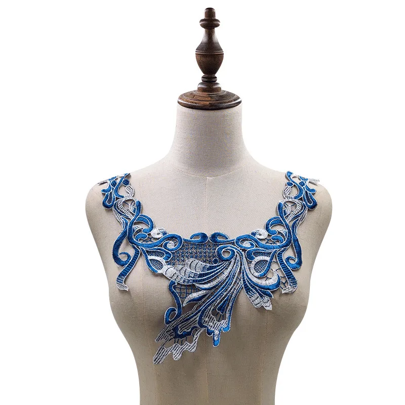 Beautiful Embroidery Lace Trim Flowers Corsage Dress Guipure Collar Applique Neckline Sewing Trimmings For Crafts DIY Supplies
Beautiful Embroidery Lace Trim Flowers Corsage Dress Guipure Collar Applique Neckline Sewing Trimmings For Crafts DIY Supplies